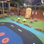 Outdoor Wetpour Rubber Flooring in Thornhill 1