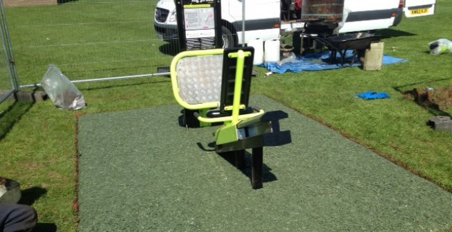 Outdoor Gym Equipment Flooring in Aston