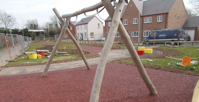 Rubber Mulch Surfacing in Dyffryn