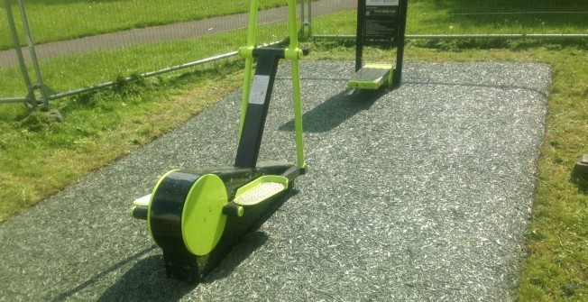 Rubber Playground Mulch in Alhampton