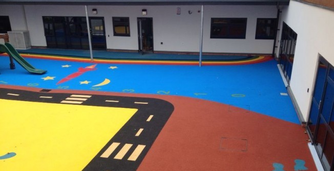 Outdoor Playground Surfaces in Lane Ends